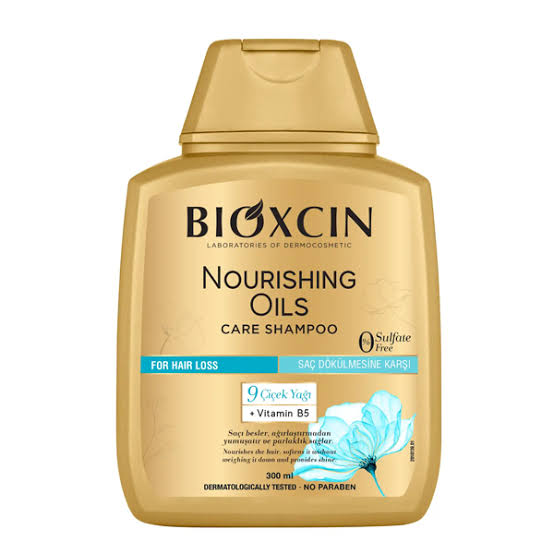 شامپو طلایی بییوکسین روغن 9 گیاه فاقد سولفات NOURISHING OILS